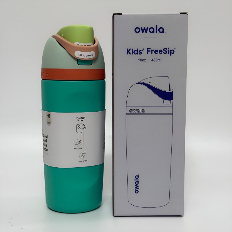 【活動促銷 優惠多多 】owala freesip Kids  好市多 兒童水壺 16oz/480ml 變色龍 保溫瓶