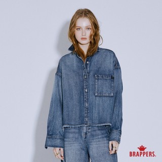 BRAPPERS 女款 全棉牛仔襯衫-深藍