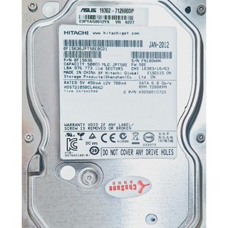 廉售 二手 Hitachi 3.5吋硬碟 HDD 傳統硬碟 7200轉 500G 內接式 HDS721050CLA662