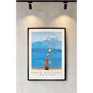 瑪森藝術｜ David Hockney富士山與花 MT. FUJI AND FLOWERS 官方海報 正品海報 藝術掛畫