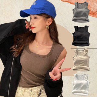 【Lucky】 ❥刷絨寬肩打底背心❥ 隔日到貨 秋冬新款韓版INS韓系女裝 背心 刷毛背心 保暖背心 無袖背心 鋪毛上衣