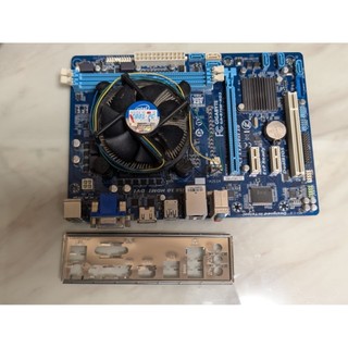 二手 技嘉 GIGABYTE GA-B75M-HD3 1155腳位 附(檔版+風扇+二代i5 CPU)