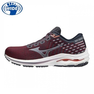 ［零碼出清］MIZUNO 美津濃 WAVE INSPIRE 17 WAVEKNIT WIDE 寬楦 女 慢跑鞋 路跑鞋