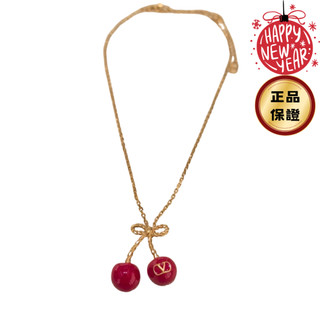 Valentino Cherryfic 金屬琺瑯櫻桃項鍊【新年限時特賣】