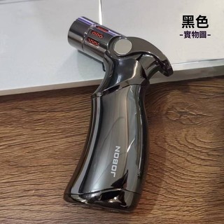 💕臺灣出貨💕jobon中邦659充氣防風金屬打火機藍焰直沖創意四噴點煙器