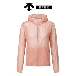 【DESCENTE 迪桑特】女士 極輕量跑步連帽防風外套