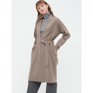 Uniqlo 女裝 針織大衣（附腰帶）