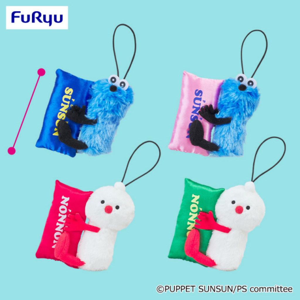 ❤Lika小舖❤puppet sunsun 日本帶回 全新正版現貨 sun sun景品玩偶布偶娃娃吊飾帕比順順抱枕 押上