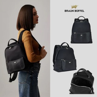 【BRAUN BUFFEL】凱瓦 後背包-黑色(德國小金牛台灣總代理)/BF860-72-BK