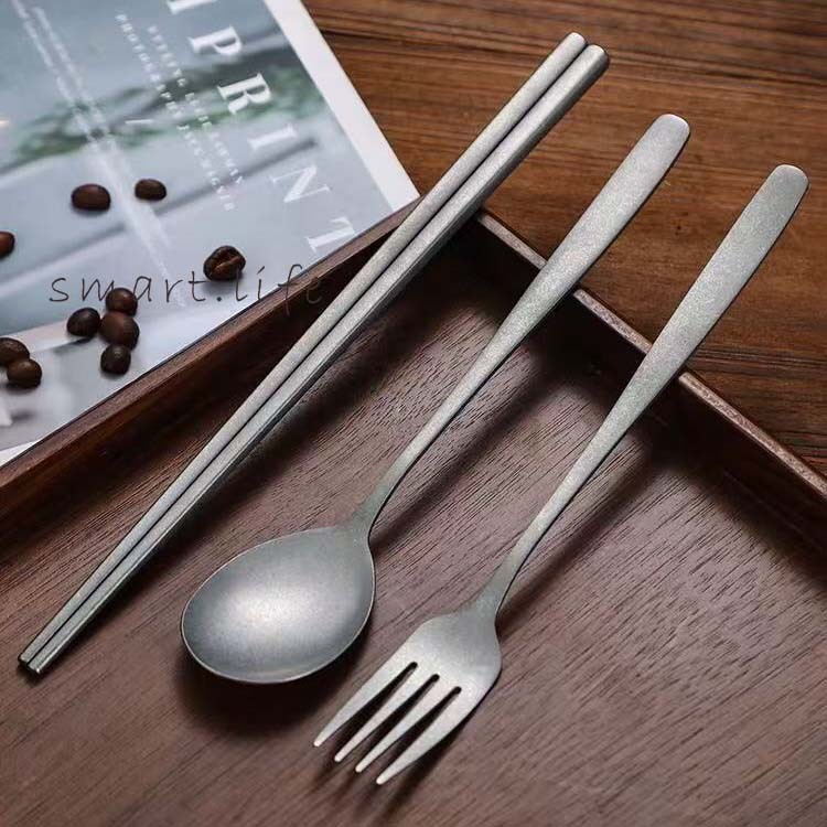 現貨供應🔥隔日到貨🔥304韓式復古雪花不鏽鋼餐具 304不鏽鋼刀叉組 韓式 湯匙 筷子 刀叉 湯匙 不銹鋼環保餐具