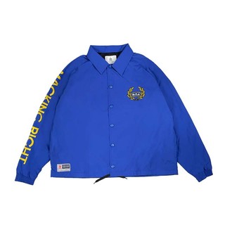 MTA Nylon Coach Jacket 防風 刺繡 尼龍 教練外套 藍色 M25AWCJ01-BL [台灣現貨]