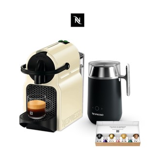 【Nespresso】膠囊咖啡機Inissia & Barista咖啡大師調理機組合/贈咖啡組