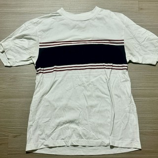 Uniqlo 極簡條紋紅藍 T恤