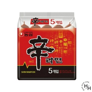【NONGSHIM農心】辛拉麵 官方境內版 (5包/袋) 韓國泡麵 拉麵 普渡 辛拉麵