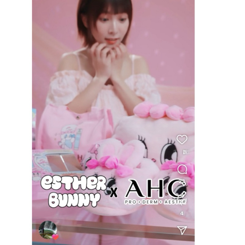 毯子現貨AHC X Esther Bunny_ 艾絲樂小兔 披肩 毛毛 拖鞋毛毯 毯子 午睡毯 空調毯 帶帽 斗篷 提袋