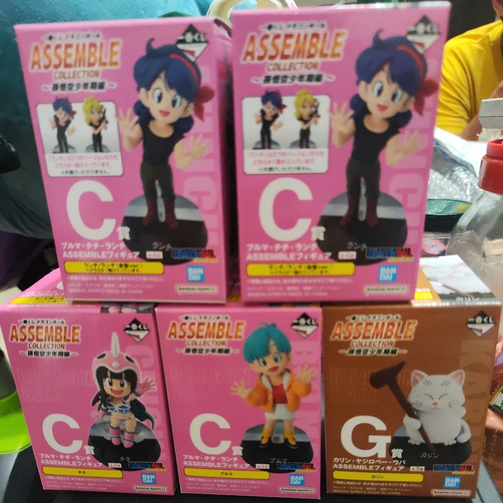 七龍珠 一番賞 公仔 蘭琪 琪琪 布馬 貓仙人 海龜 雅姆 占卜婆婆 孫悟飯爺爺 天津飯 餃子