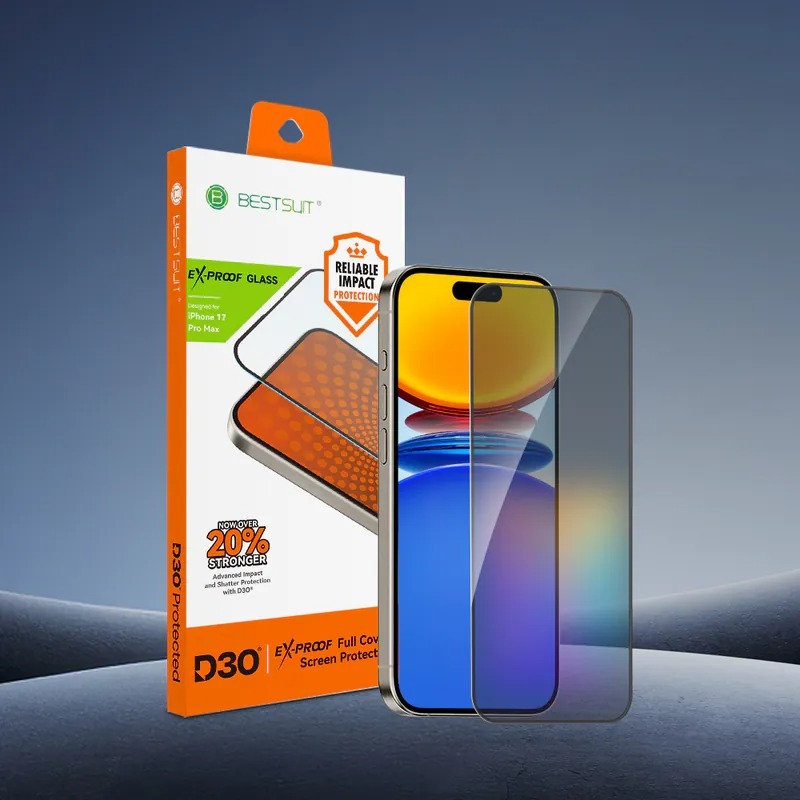 iPhone 系列 - D3O® BESTSUIT防衝擊抗藍光保護貼