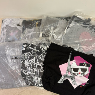 KARL LAGERFELD卡爾帆布購物袋 購物包 現貨各1