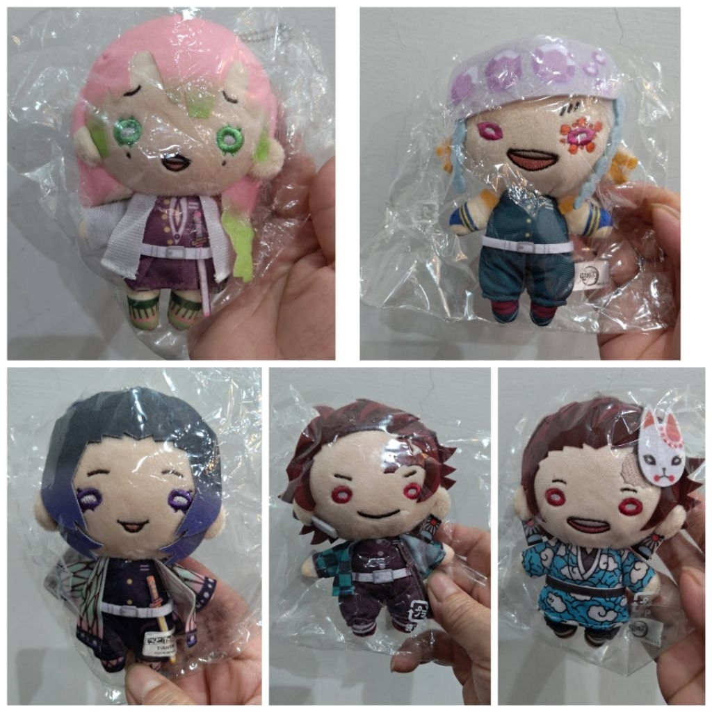 現貨 麗嬰正版 鬼滅之刃 豆娃 豆眼 娃娃 吊飾 戀柱 竈門炭治郎 音柱 華麗 宇髓天元 蟲柱 蝴蝶忍