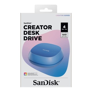SanDisk【 Creator Desk Drive 】桌上型 SSD 4TB 讀取速度高達 1000MB/s