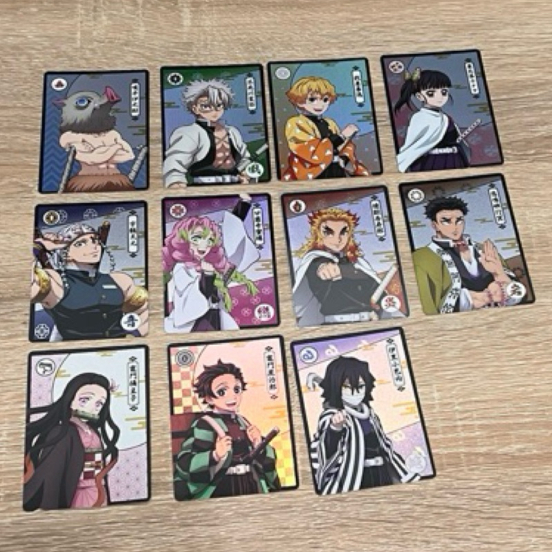 鬼滅之刃 半身小卡 閃卡 蛇柱炎柱善逸彌豆子香奈乎炭治郎音柱蜜璃戀柱岩柱風柱實彌伊之助天元伊黑小芭內行冥杏壽郎