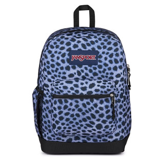 【JANSPORT】CROSS TOWN PLUS 經典背包 豹紋藍