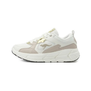 KANGAROOS AVANTI 寬楦輕量運動鞋 卡其 KW52181 女鞋原價1680特價1580尺寸23～25.5