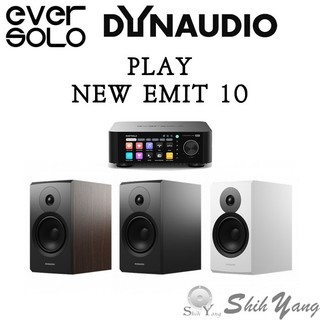 EVERSOLO PLAY 串流綜合擴大機+Dynaudio New Emit 10 書架喇叭 公司貨保固