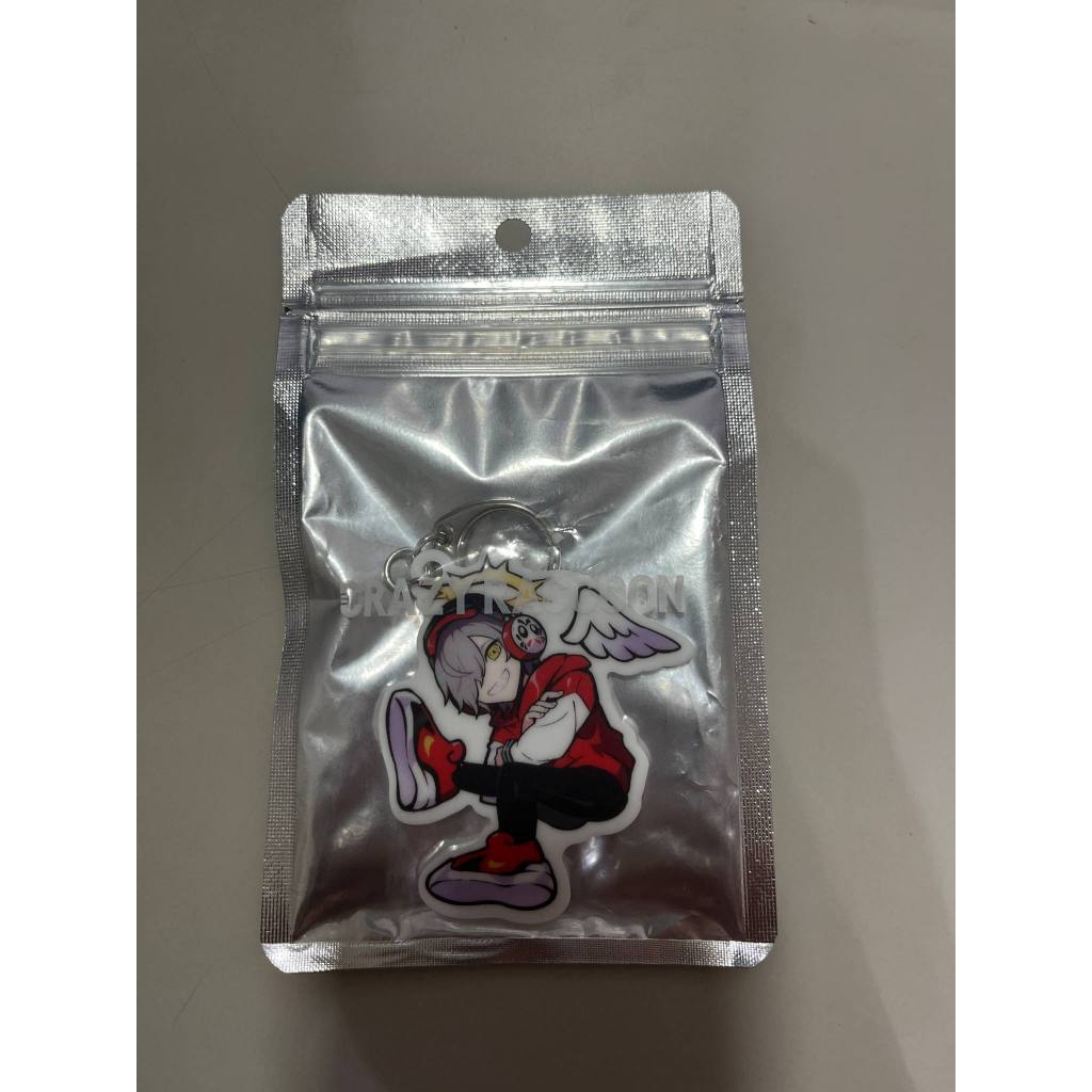Crazy Raccoon keychain 壓克力吊飾 だるま DARUMA  ありさか arisakaaa RAS