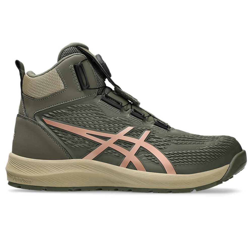 Asics 亞瑟士 WINJOB CP122 BOA 高耐磨 耐摺痕 塑鋼 輕量 工作防護鞋 1273A117-300