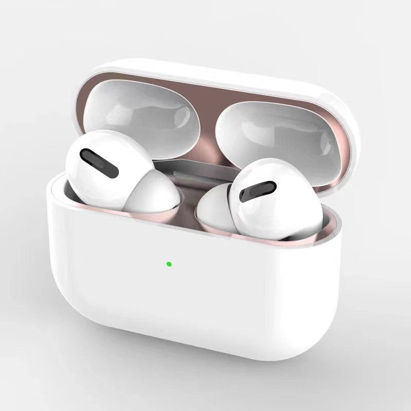 AirPods Pro3專用防塵貼 4代 pro2 3代 2代金屬內蓋貼 蘋果藍牙耳機防塵貼  藍芽耳機防塵貼