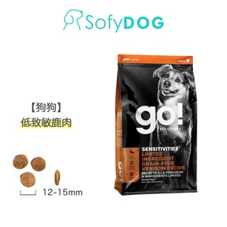 【go】加拿大狗飼料 3.5磅/22磅-低致敏鹿肉｜狗糧 無穀 挑嘴狗 關節保養 WDJ推薦