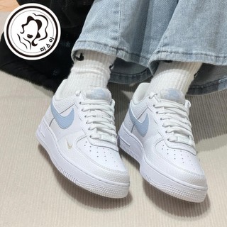 Nike Air Force 1 07 AF1 淺藍 水藍 寶寶藍 白藍 藍灰 冰藍 小勾 小金勾 休閒鞋