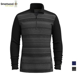 【SmartWool 美國】男 Thermal 美麗諾羊毛長袖拉鍊T 兩色 男款長袖上衣 SW002822
