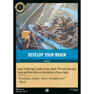 Develop Your Brain 009-163 C 迪士尼 LORCANA 英文版