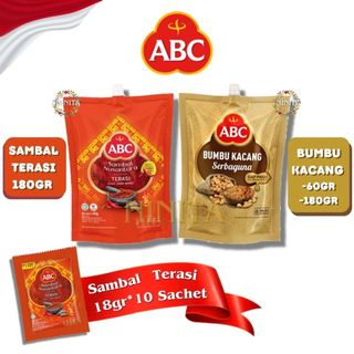 ABC Sambal Terasi Kacang Pouch Sachet 蝦膏辣椒醬 花生 袋裝 隨手包 180g