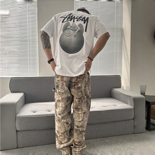 多色可選 Stussy Angel Tee 8球系列 天使黑8雕塑logo 美式復古T恤 休閒寬鬆 Stussy 短袖