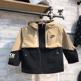 NIKE童裝-小童系列 透氣布 拼色風衣外套 110