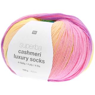 【KnitBird】Rico Design Superba Cashmeri Luxury Socks 豐美卡西米段染