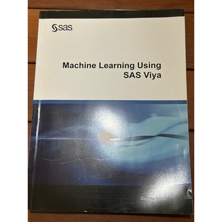 Machine learning using sas viva 二手書