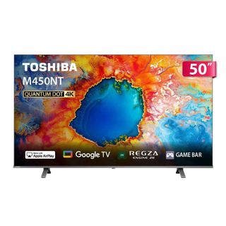 【TOSHIBA 東芝】50型 4K QLED Google TV 50M450NT 電視 顯示器