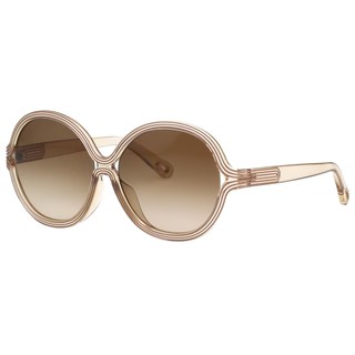 CHLOE 墨鏡 復古 太陽眼鏡 (透明茶色)CE742SA