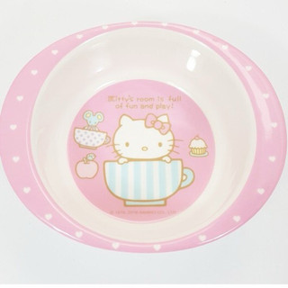 Hello Kitty 蝴蝶結 kitty 圓雙耳碗