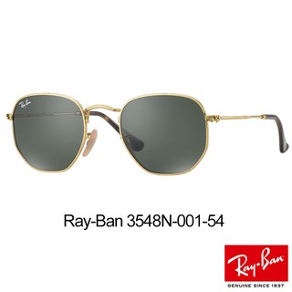 RAYBAN雷朋 太陽眼鏡 3548N-001-54#金屬邊#墨綠鏡片