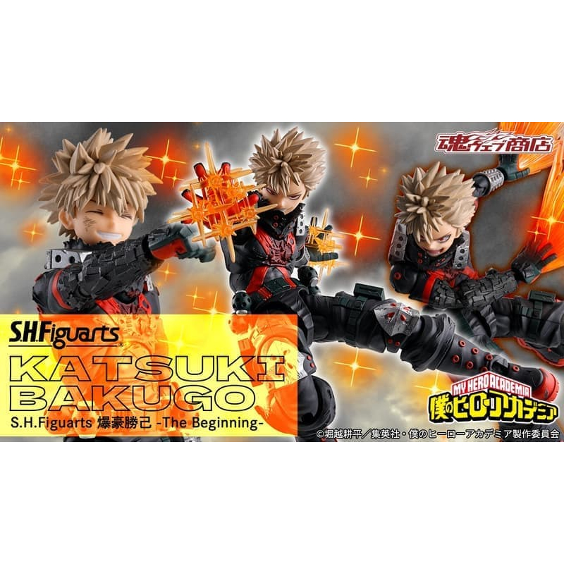 【X-Fun】預購 正版 萬代魂商 S.H.Figuarts SHF 我的英雄學院 爆豪勝己 The Beginning