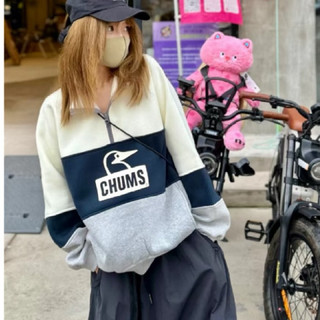 chums Kearns Panel Half Zip Top半開襟上衣 黑色