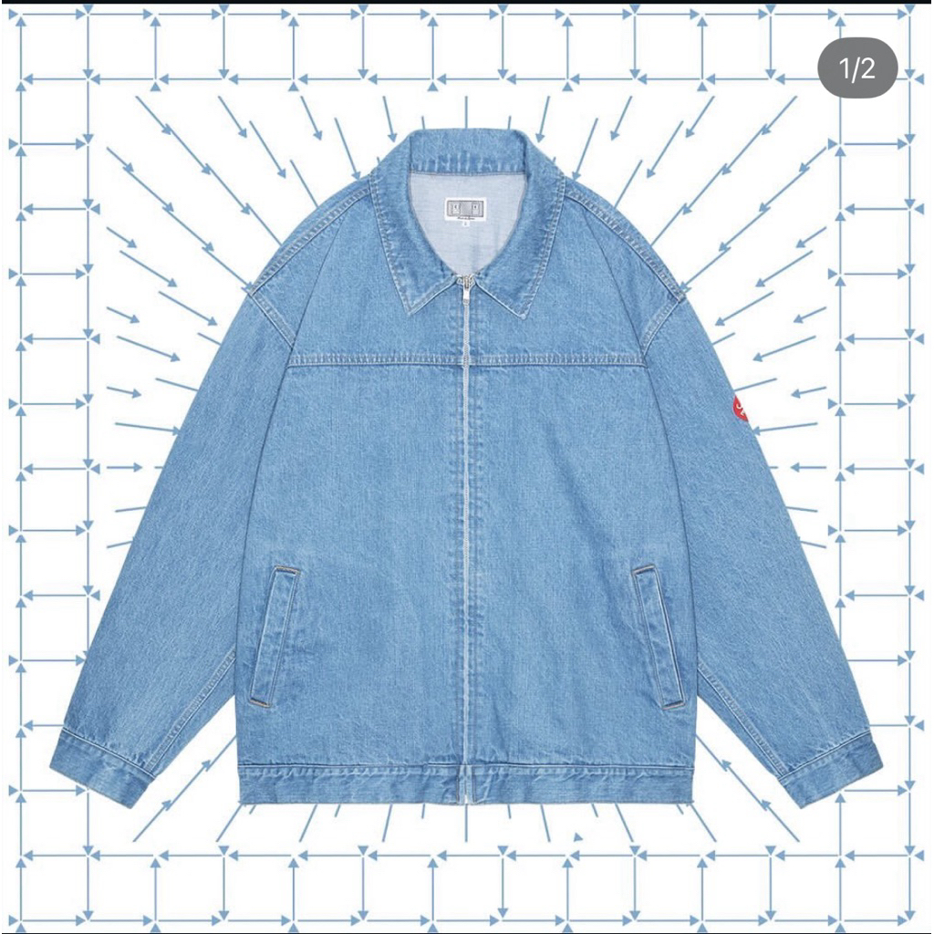 C.E cav empt 牛仔外套  二手極新 尺寸：XL