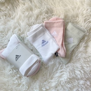 ADIDAS 白綠粉 中筒襪 襪子 愛迪達 三入組 IZ0161【Insane-21】