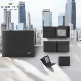 *【寧寧精品】台中35年皮件店 德國小金牛 BRAUN BUFFEL 戰神系列藍色 BF378-317-NY 男短夾區