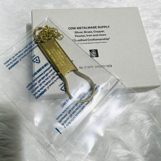 -Closer- 日本製 CANDY DESIGN&WORKS Gordon 附鏈條 鑰匙圈 金色 現貨